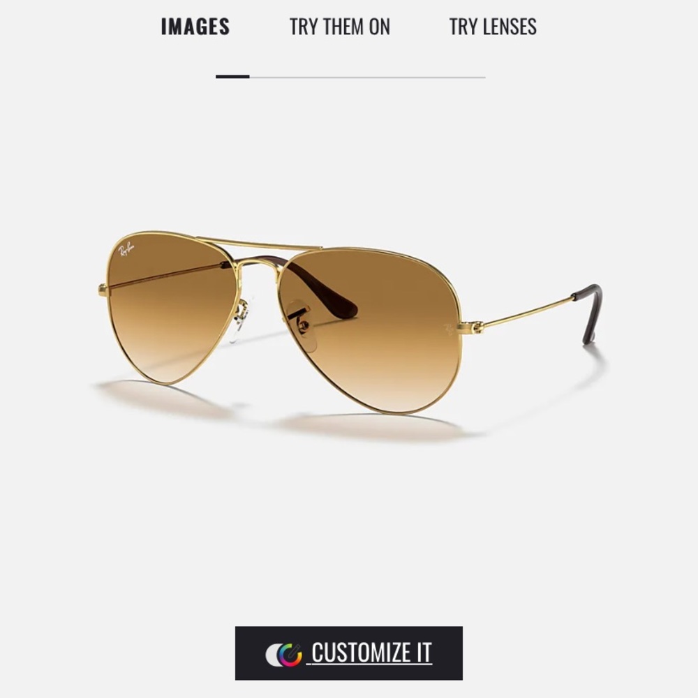 Light Brown Gradient  + Gold Frame Aviators